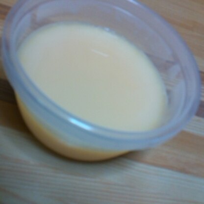 ゼリーのように簡単に作れました！
1日冷蔵庫に入れてると黄色が濃くなって美味しそうでした。
また作りたいです(笑)